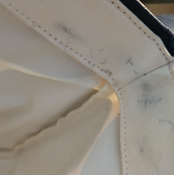 Kate Spade NY On The Go Cotton & Leather Polkadot Tote Bag - Picture 6 of 15